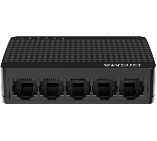 Коммутатор Digma DSW-105GE DSW-105GEV2 5x1Гбит/с неуправляемый Коммутатор Digma DSW-105GE DSW-105GEV2 5x1Гбит/с неуправляемый