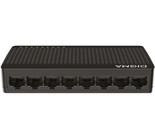 Коммутатор Digma DSW-108GE DSW-108GEV2 (L2) 8x1Гбит/с неуправляемый