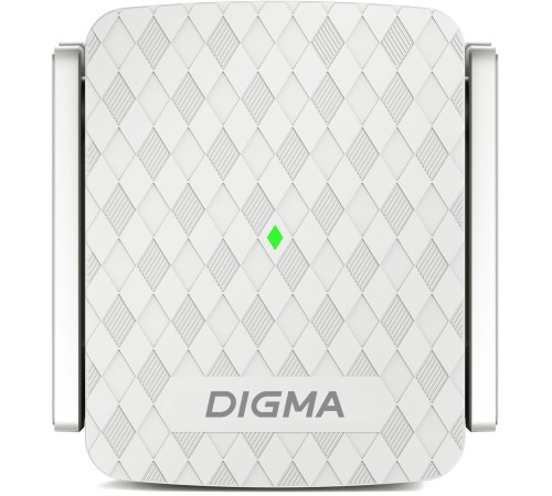 Повторитель беспроводного сигнала Digma D-WR400 AC1200 10/100BASE-TX/Wi-Fi белый