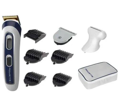 Триммер Rowenta TN9155F1 синий/серый (насадок в компл:7шт)