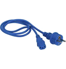 Шнур питания Lanmaster LAN-PP13/SH-10-BL C13-Schuko проводник.:3x0.75мм2 10м 220В 10А синий