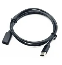 Кабель-удлинитель Buro USB Type-C (m) USB Type-C (f) 2м (BU-EXT-TYPEC-2M) черный