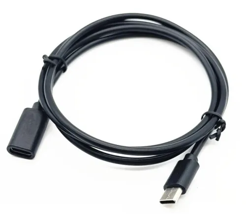 Кабель-удлинитель Buro USB Type-C (m) USB Type-C (f) 2м (BU-EXT-TYPEC-2M) черный