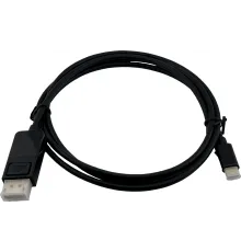 Кабель Buro ver1.4 USB Type-C (m) DisplayPort (m) 1.5м (BU-TYPEC-DP-1.5M) черный