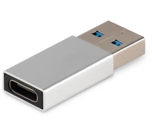 Адаптер Buro ver3.0 USB A(m) USB Type-C (f) (BU-USB3-AM-CF) серебристый Адаптер Buro ver3.0 USB A(m) USB Type-C (f) (BU-USB3-AM-CF) серебристый