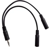 Адаптер аудио Buro BU-2XJACK-JACK 2xJack 3.5 (f)/Jack 3.5 (m) 0.2м. черный