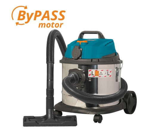 Bort Пылесос для сухой и влажной уборки BSS-1215 {бак 15 л; 1200 Вт;  шланг 2 м; всасывание 260 Вт; Уровень шума 78 дБ; Вес 5,6 кг; Напряжение 220 В; аксессуаров 11 шт, гарантия 2 г} [93417784]