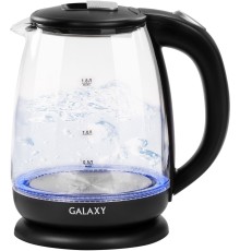 Чайник электрический Galaxy Line GL 0554 1.8л. 2000Вт черный/прозрачный (корпус: пластик/стекло)