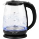 Чайник электрический Galaxy Line GL 0554 1.8л. 2000Вт черный/прозрачный (корпус: пластик/стекло)
