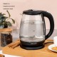 Чайник электрический Galaxy Line GL 0554 1.8л. 2000Вт черный/прозрачный (корпус: пластик/стекло)