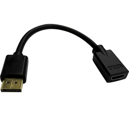 Переходник Buro DisplayPort (m)/HDMI (f) черный (BU-HDMI(F)-DP(M)) Переходник Buro DisplayPort (m)/HDMI (f) черный (BU-HDMI(F)-DP(M))
