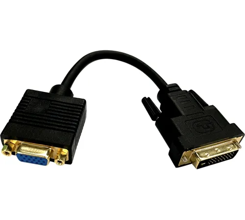 Переходник Buro DVI-D (m) VGA (f) 0.23м (BU-DVI-VGA) черный Переходник Buro DVI-D (m) VGA (f) 0.23м (BU-DVI-VGA) черный