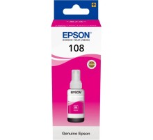 EPSON C13T09C34A Картридж 108 EcoTank Ink для Epson L8050/L18050, Magenta 70ml