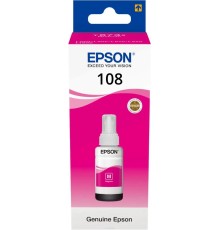 EPSON C13T09C34A Картридж 108 EcoTank Ink для Epson L8050/L18050, Magenta 70ml