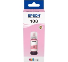 EPSON C13T09C64A  Картридж 108 EcoTank Ink для Epson L8050/L18050, Light Magenta 70