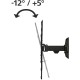 Кронштейн для телевизора Hama 00220823 черный 32"-65" макс.20кг настенный поворот и наклон