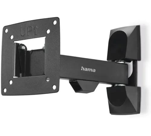 Кронштейн для телевизора Hama 00220820 черный 10"-26" макс.15кг настенный поворот и наклон Кронштейн для телевизора Hama 00220820 черный 10"-26" макс.15кг настенный поворот и наклон