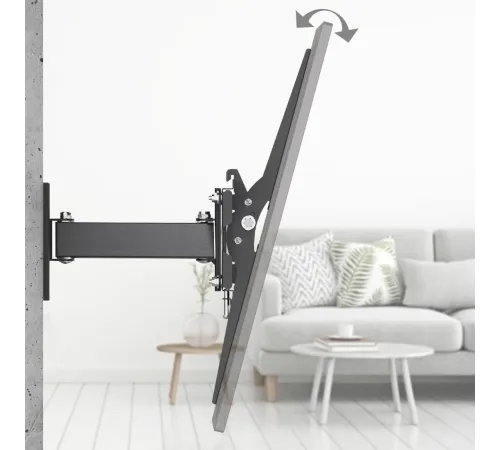 Кронштейн для телевизора Hama 00220832 черный 32"-65" макс.30кг настенный поворотно-выдвижной и наклонный Кронштейн для телевизора Hama 00220832 черный 32"-65" макс.30кг настенный поворотно-выдвижной и наклонный