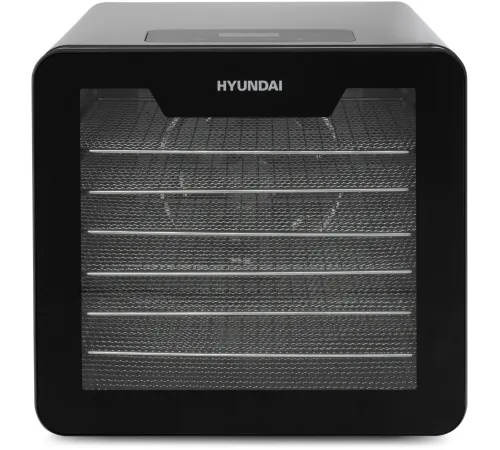 Сушка для фруктов и овощей Hyundai HYFD-8802 14под. 600Вт серебристый
