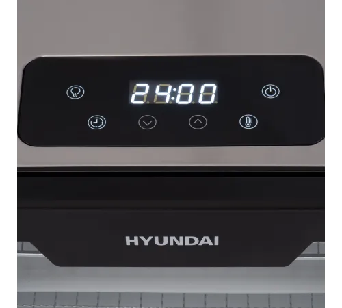 Сушка для фруктов и овощей Hyundai HYFD-8802 14под. 600Вт серебристый