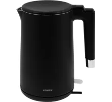 Чайник электрический Centek CT-1011 1.5л. 2200Вт черный корпус: металл/пластик