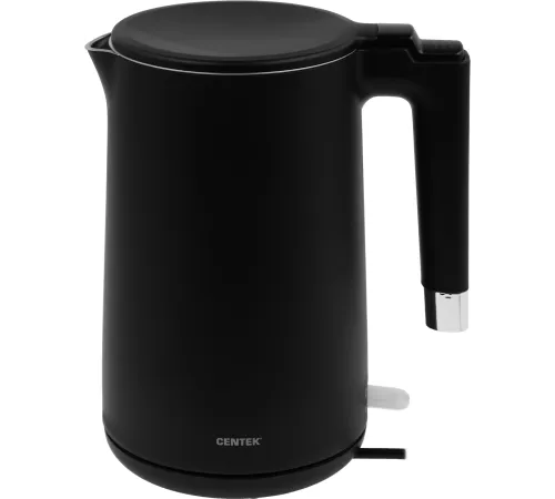 Чайник электрический Centek CT-1011 1.5л. 2200Вт черный корпус: металл/пластик