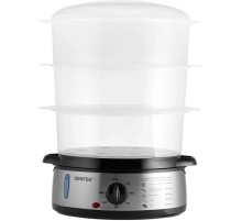 Пароварка Centek CT-1457 три корзины механическое управление мощность 800 Вт звуковой сигнал окончания работы чаша для риса в комплекте