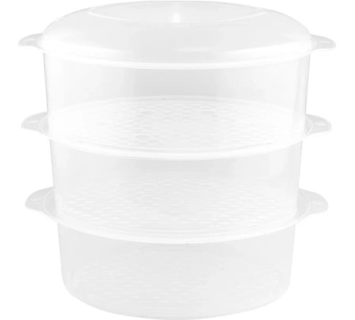 Пароварка Centek CT-1457 три корзины механическое управление мощность 800 Вт звуковой сигнал окончания работы чаша для риса в комплекте