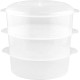 Пароварка Centek CT-1457 три корзины механическое управление мощность 800 Вт звуковой сигнал окончания работы чаша для риса в комплекте