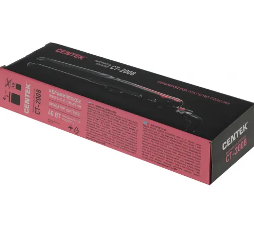 Выпрямитель Centek CT-2008 40Вт, керамические пластины 90х26мм, Ультрагладкая керамика,LED индикатор