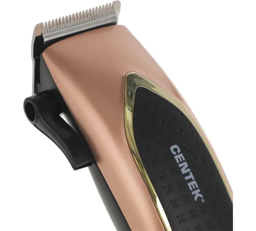 Машинка для стрижки волос Centek CT-2126 черный/золото