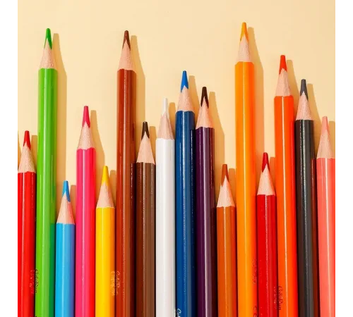 Карандаши цветные Deli ColoRun EC132-12 трехгран. пластик 12цв. коробка/европод.