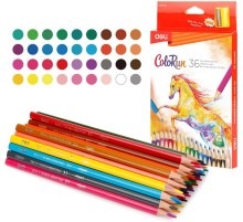 Набор карандашей цв. Deli EC132-36 ColoRun 36цв. коробка/европод. (36шт)