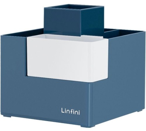 Подставка Deli EZ072BLUE Linfini 6отд. для письменных принадлежностей 120x120x123мм синий Подставка Deli EZ072BLUE Linfini 6отд. для письменных принадлежностей 120x120x123мм синий