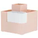 Подставка Deli EZ072PINK Linfini 6отд. для письменных принадлежностей 120x120x123мм розовый
