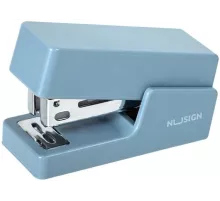 Степлер мини Deli ENS083BLUE ENS083 Linfini N10 24/6 (15листов) синий 15скоб металл/пластик блистер