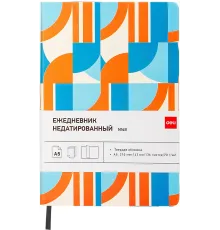 Ежедневник Deli COLORING CN148 A5 обложка картон 136стр. оранжевый