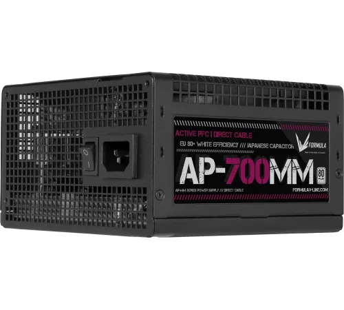 Блок питания Formula ATX 700W AP-700ММ 80 PLUS WHITE (20+4pin) APFC 120mm fan 6xSATA RTL