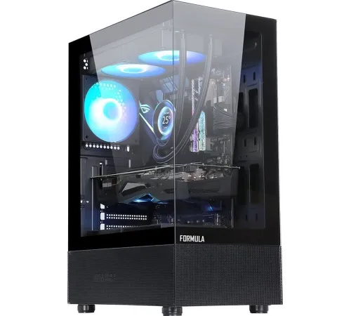 Корпус Formula Crystal Z1 PLUS черный без БП ATX 3x120mm 2xUSB2.0 1xUSB3.0 1xUSB3.1 audio bott PSU Корпус Formula Crystal Z1 PLUS черный без БП ATX 3x120mm 2xUSB2.0 1xUSB3.0 1xUSB3.1 audio bott PSU