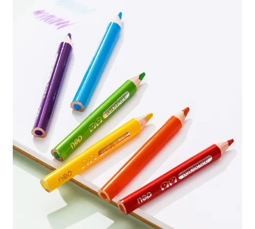 Карандаши цв. Deli EC-134-12 Color Kids трехгран. ассорти 12цв. карт.кор. (12шт) 12 карандашей Карандаши цв. Deli EC-134-12 Color Kids трехгран. ассорти 12цв. карт.кор. (12шт) 12 карандашей