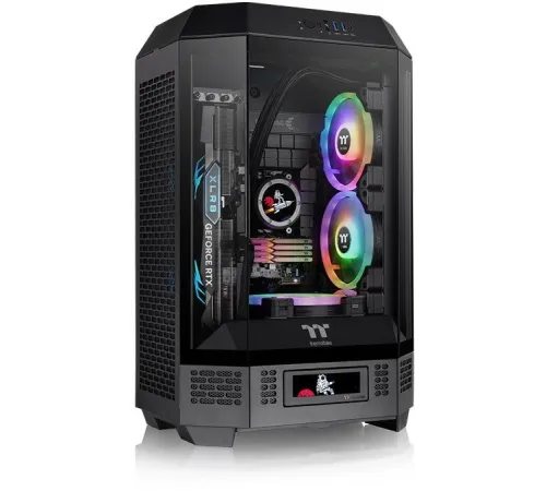 Корпус Thermaltake The Tower 300 черный без БП mATX 11x120mm 5x140mm 2xUSB3.0 2xUSB3.1 audio bott PSU Корпус Thermaltake The Tower 300 черный без БП mATX 11x120mm 5x140mm 2xUSB3.0 2xUSB3.1 audio bott PSU