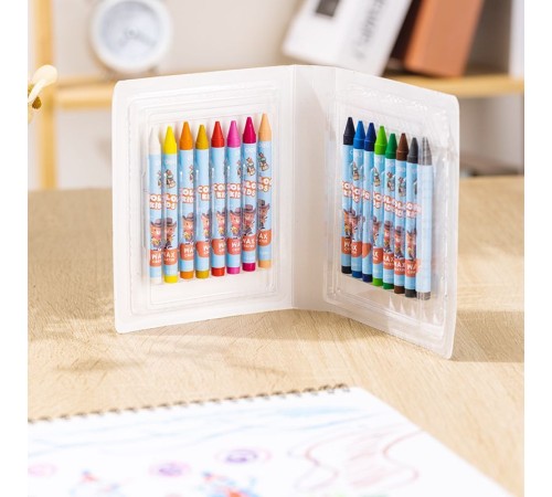 Восковые мелки Deli EC225-16 Color Kids кругл. 16цв. дл.90мм д.8мм