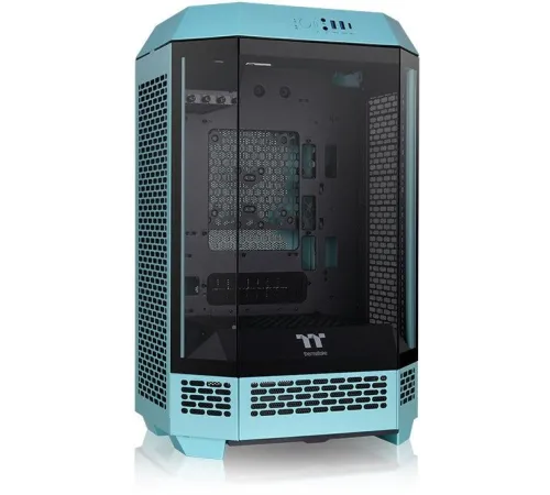 Корпус Thermaltake The Tower 300 Turquoise без БП mATX 11x120mm 5x140mm 2xUSB3.0 1xUSB3.1 audio bott PSU Корпус Thermaltake The Tower 300 Turquoise без БП mATX 11x120mm 5x140mm 2xUSB3.0 1xUSB3.1 audio bott PSU