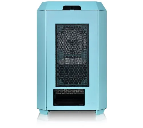 Корпус Thermaltake The Tower 300 Turquoise без БП mATX 11x120mm 5x140mm 2xUSB3.0 1xUSB3.1 audio bott PSU Корпус Thermaltake The Tower 300 Turquoise без БП mATX 11x120mm 5x140mm 2xUSB3.0 1xUSB3.1 audio bott PSU