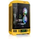 Корпус Thermaltake The Tower 300 Bumblebee желтый без БП mATX 11x120mm 5x140mm 2xUSB3.0 1xUSB3.1 audio bott PSU