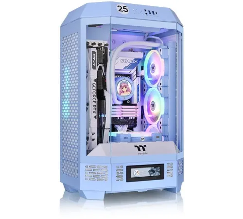 Корпус Thermaltake The Tower 300 Hydrangea без БП mATX 11x120mm 5x140mm 2xUSB3.0 1xUSB3.1 audio bott PSU Корпус Thermaltake The Tower 300 Hydrangea без БП mATX 11x120mm 5x140mm 2xUSB3.0 1xUSB3.1 audio bott PSU