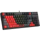 Клавиатура A4Tech Bloody S98 Sports Red BLMS Plus механическая красный/черный USB for gamer LED (S98 SPORTS RED BLMS RED PLUS)