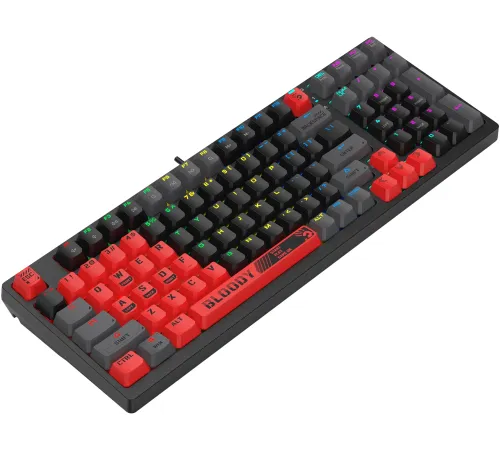 Клавиатура A4Tech Bloody S98 Sports Red BLMS Plus механическая красный/черный USB for gamer LED (S98 SPORTS RED BLMS RED PLUS) Клавиатура A4Tech Bloody S98 Sports Red BLMS Plus механическая красный/черный USB for gamer LED (S98 SPORTS RED BLMS RED PLUS)