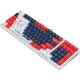 Клавиатура A4Tech Bloody S98 Sports Navy BLMS Plus механическая синий/белый USB for gamer LED (S98 SPORTS NAVY BLMS RED PLUS)