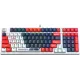Клавиатура A4Tech Bloody S98 Sports Navy BLMS Plus механическая синий/белый USB for gamer LED (S98 SPORTS NAVY BLMS RED PLUS)